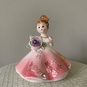 Vintage Josef Original September Birthday Girl figurine - Sapphire